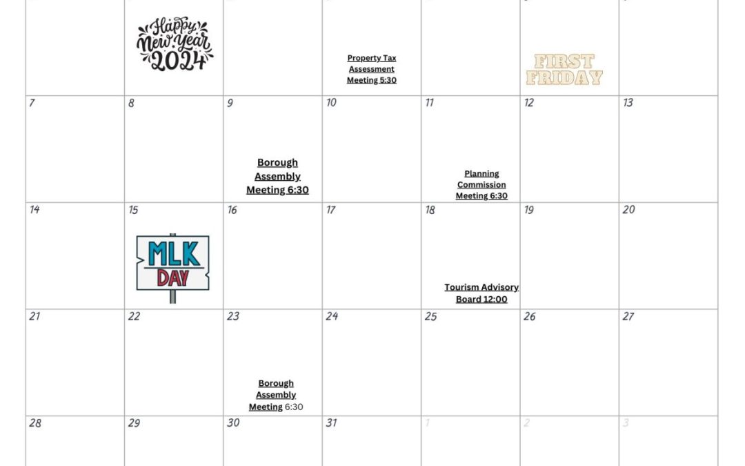January 2024 Planner