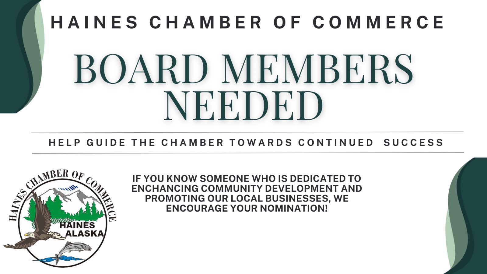 Board Members Needed